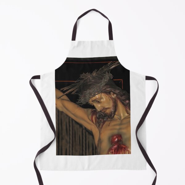 Item preview, Close-Up Statue Of Jesus On The Cross With Crown Of Thorns And Wounds In Church designed and sold by Nmallia.