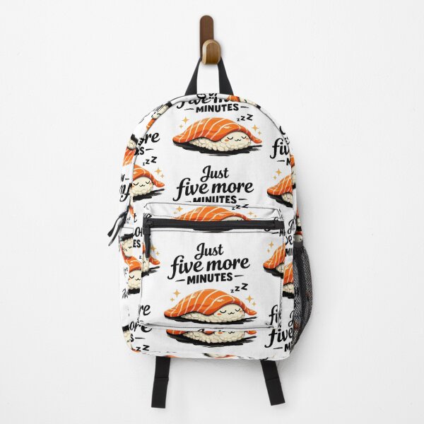 Item preview, Sleeping Sushi – Just 5 More Minutes Retro Design designed and sold by Pineapple-Tree.
