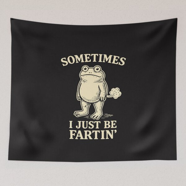 Item preview, Funny Farting Frog Meme Silly Humor Joke Animal Adult Humor designed and sold by kiralynstration.