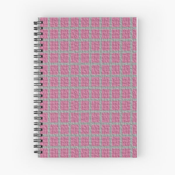 Item preview, PINK AND GREY- GRAY TEXTURED  LINEN CHECK PATTERN  designed and sold by ozcushionstoo.