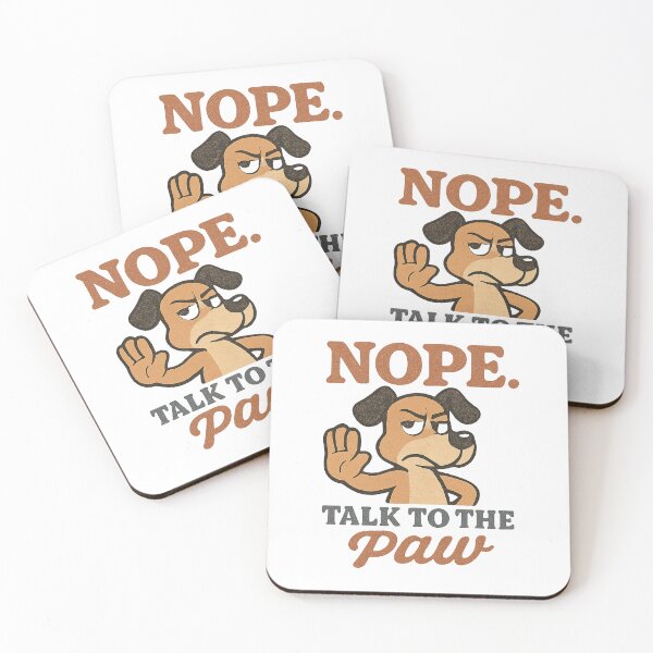 Item preview, Nope Talk to the Paw – Funny Dog Attitude Design designed and sold by OwnYourMood.