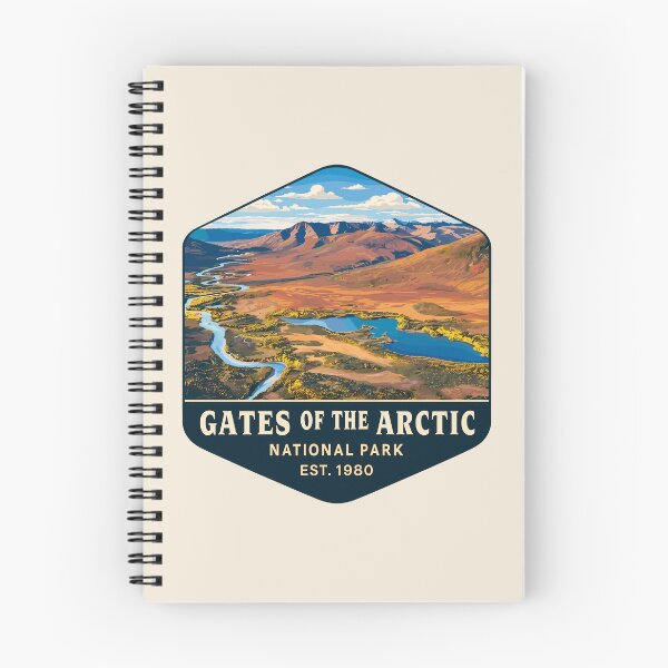 Item preview, Gates of the Arctic National Park Retro Wilderness designed and sold by Gideon Emmerich.