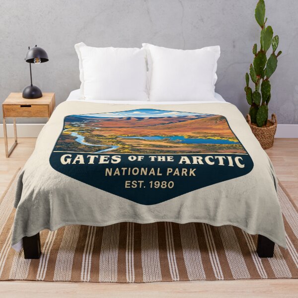 Item preview, Gates of the Arctic National Park Retro Wilderness designed and sold by Gideon Emmerich.