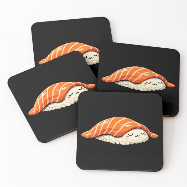 Artikelvorschau, Sleeping Nigiri – Retro Japan Sushi Illustration entworfen und verkauft von Pineapple-Tree.