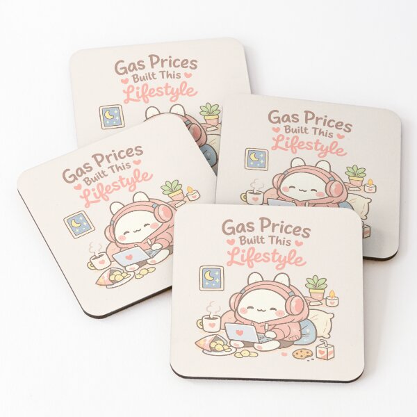 Item preview, Cozy Homebody Vibes Cute Character - Gas Prices Built This Lifestyle | Work From Home Aesthetic designed and sold by PopCulturePixel.