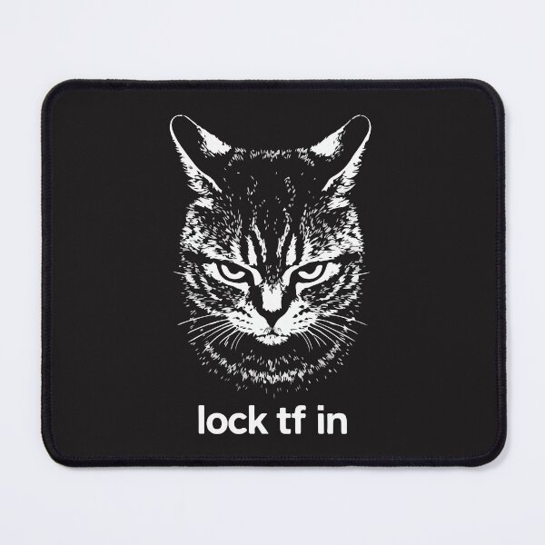 Item preview, Funny Cat Lock In Motivational Retro Sarcastic Cat Meme Humor designed and sold by kiralynstration.