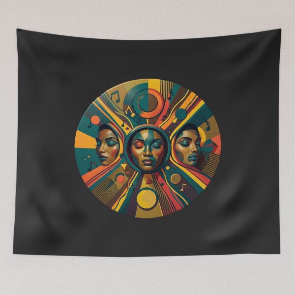 Item preview, Afro Soul Rhythm & Geometric Harmony Art designed and sold by Indoni.