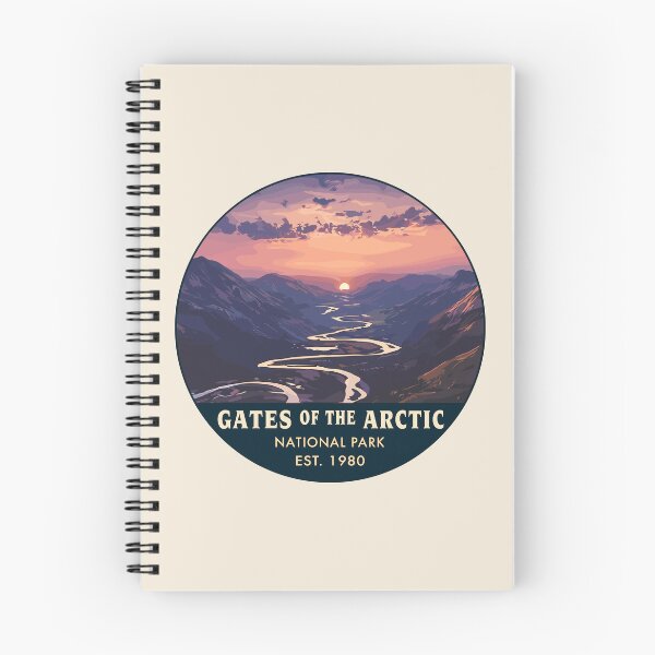Item preview, Gates of the Arctic National Park Retro Wilderness designed and sold by Gideon Emmerich.