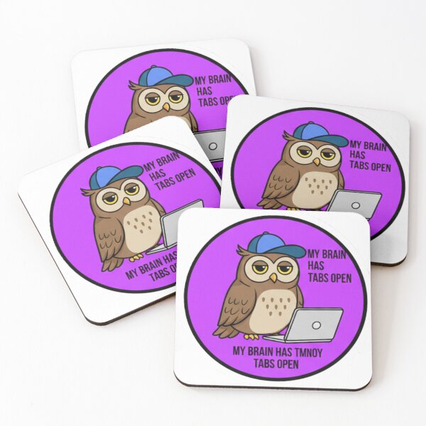 Item preview, my brain has tabs open designed and sold by Shop-Pi.