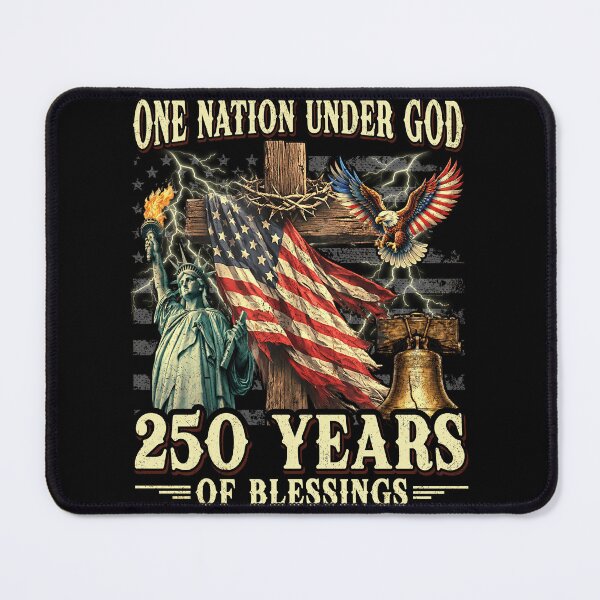 Item preview, One Nation Under God 250 Years 1776 2026 designed and sold by Patchina.