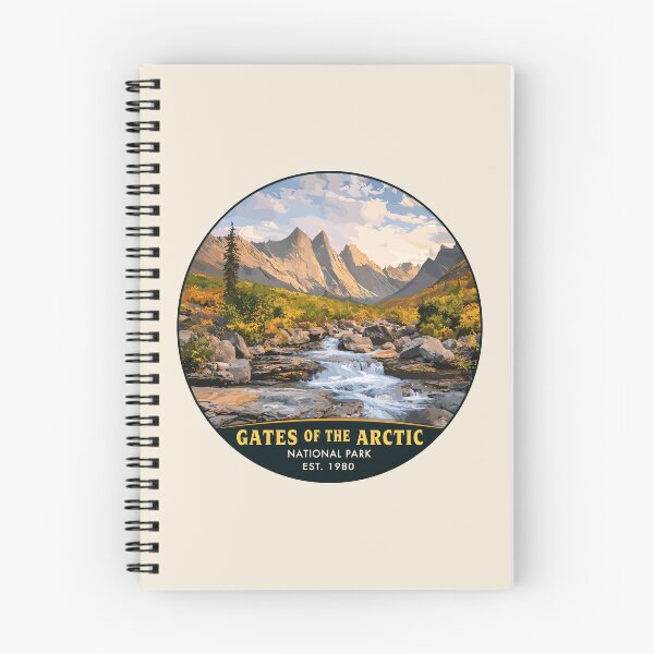Item preview, Gates of the Arctic National Park Retro Wilderness designed and sold by Gideon Emmerich.