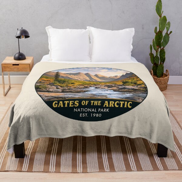 Item preview, Gates of the Arctic National Park Retro Wilderness designed and sold by Gideon Emmerich.