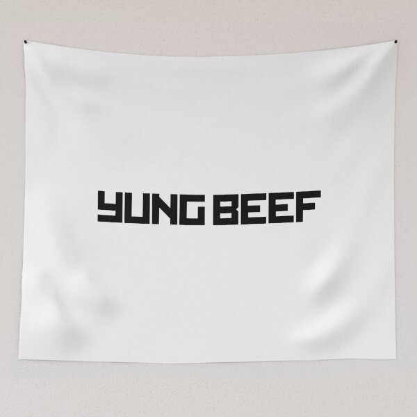 Item preview, YUNG BEEF Spanish Hiphop - Black Version designed and sold by EvelynPolizziCo.