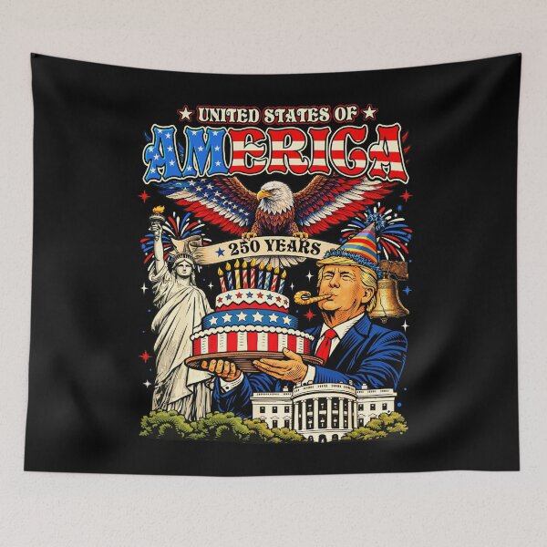 Item preview, 250 Years America 1776-2026 Trump funny designed and sold by Ortigzitoun.