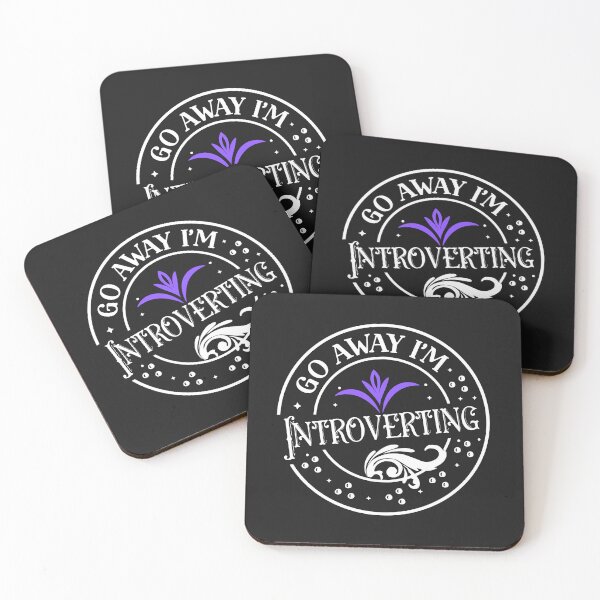 Item preview, Go Away I’m Introverting – Gentle Floral Introvert Quote designed and sold by Aquarius-club.