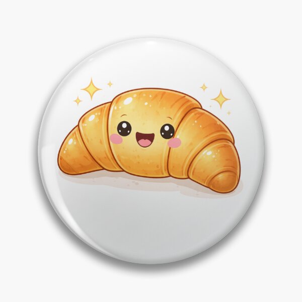 Artikelvorschau, Kawaii-Croissant entworfen und verkauft von Collection Touillette.