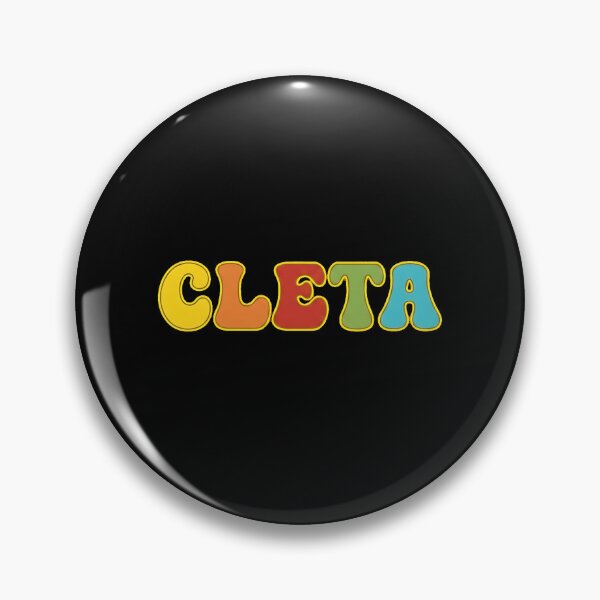 Item preview, ❤️ Cleta Personalized Name Wavy Retro Shirt, Coffee Mug, Sticker Gift designed and sold by HelixPedia.