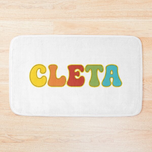 Item preview, ❤️ Cleta Personalized Name Wavy Retro Shirt, Coffee Mug, Sticker Gift designed and sold by HelixPedia.