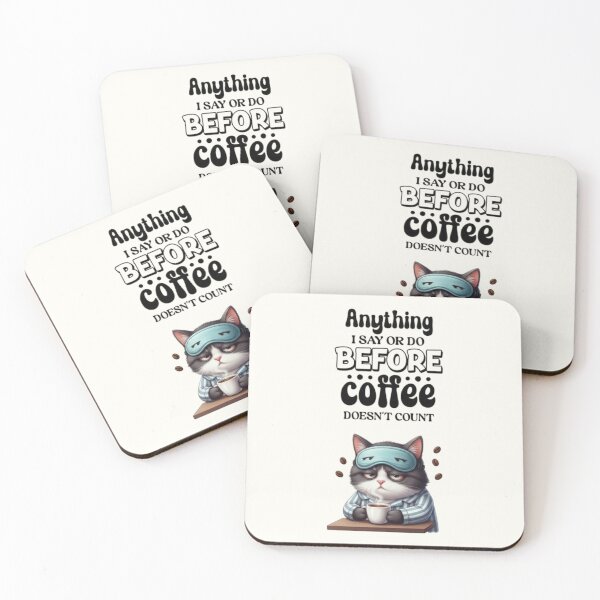 Item preview, Cat and Coffee designed and sold by Aise06.