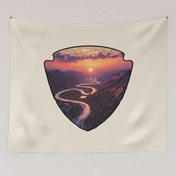 Item preview, Gates of the Arctic National Park Retro Wilderness designed and sold by Gideon Emmerich.
