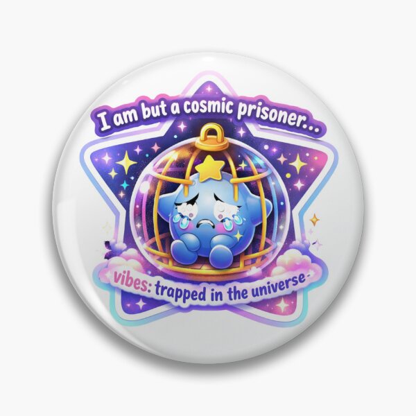 Item preview, Lumalee Cosmic Mood Meme Sticker  Cute Existential Star Funny Space Aesthetic designed and sold by Elviqus Shop.
