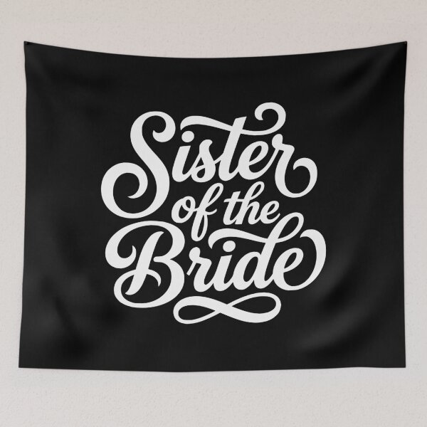 Item preview, Sister of the Bride Wedding Party Script designed and sold by AntiqueImages.
