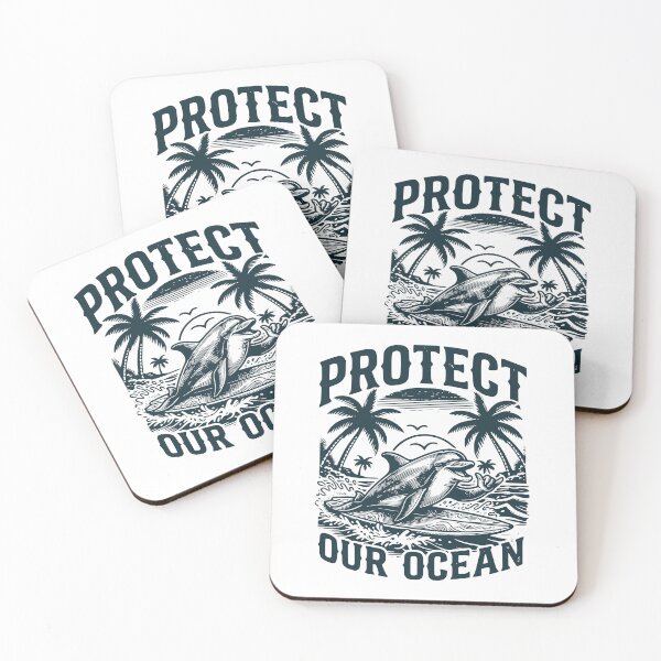 Item preview, Protect Our Ocean - Dolphin Surfer designed and sold by AnAzArt.