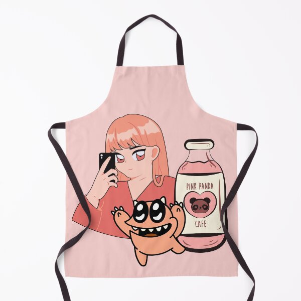 Artikelvorschau, Anime-Selfie & Erdbeermilch – Ästhetik des Pink Panda Cafés entworfen und verkauft von Kanniax.