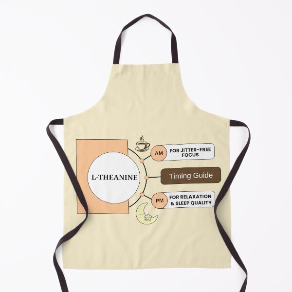 Item preview, L-Theanine Timing Guide - Focus & Relaxation Synergy designed and sold by Surabhi Jain.