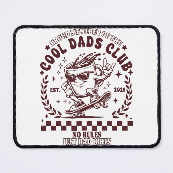 Item preview, Cool Dads Club No Rules Just Dad Jokes designed and sold by Patchina.