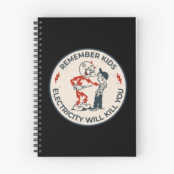 Item preview, Reddy kilowat, retro Electric Warning Cartoon, Dark Humor Distressed Mascot Graphic for Stickers, Tees and Wall Art designed and sold by CharmedVille.