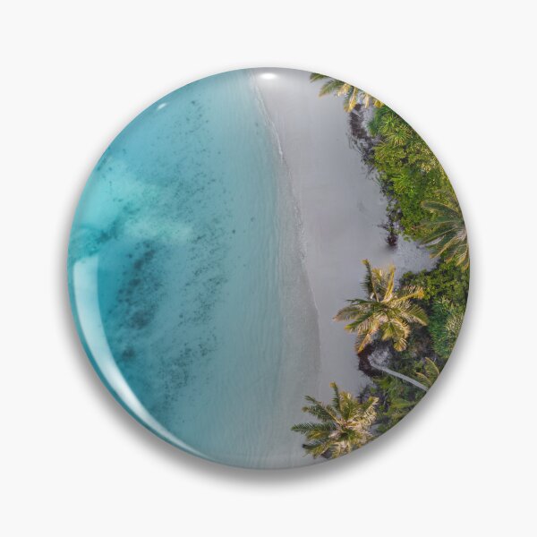Item preview, Aerial Tropical Beach Turquoise Ocean Sand Texture Coastal Wall Art designed and sold by icemanphotos.