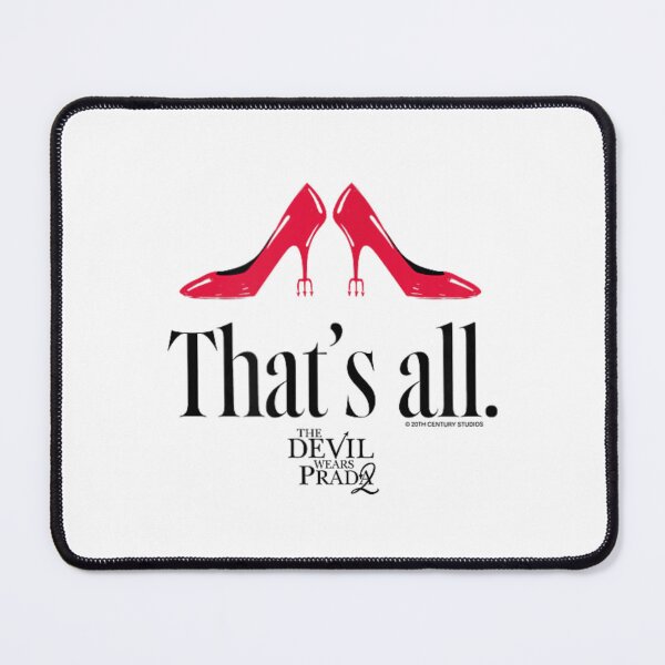 Item preview, The Devil Wears Prada Thats All Red High Heels Fashion Minimalist Quote designed and sold by Chaya Reid.