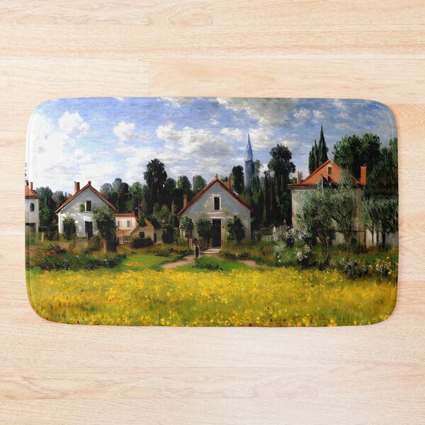 Item preview, Houses at Argenteuil: Sunlit Riverside Homes  designed and sold by artdesignsnow.
