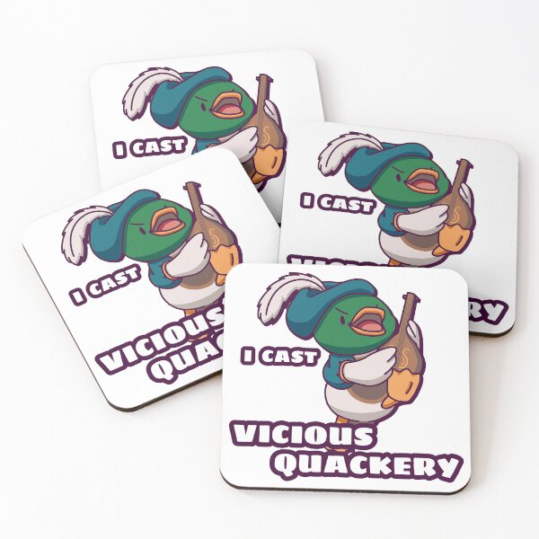 Item preview, Vicious Quackery – Bard Duck Playing Lute – Funny DnD Pun Design designed and sold by dittoon.