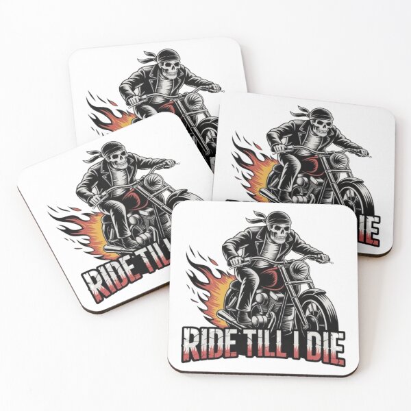 Item preview, Ride Till Die Skeleton Rider designed and sold by KAVRAO.