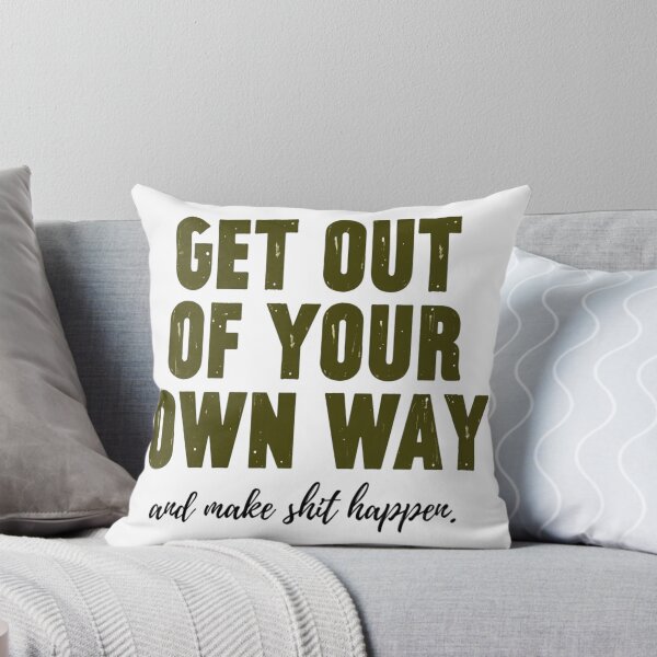 Item preview, Get Out of Your Own Way – Bold Motivational Poster for Doers designed and sold by GRITMOOD.