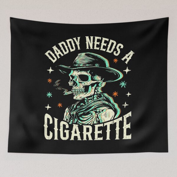 Item preview, Daddy Needs A Cigarette fathers day designed and sold by Patchina.