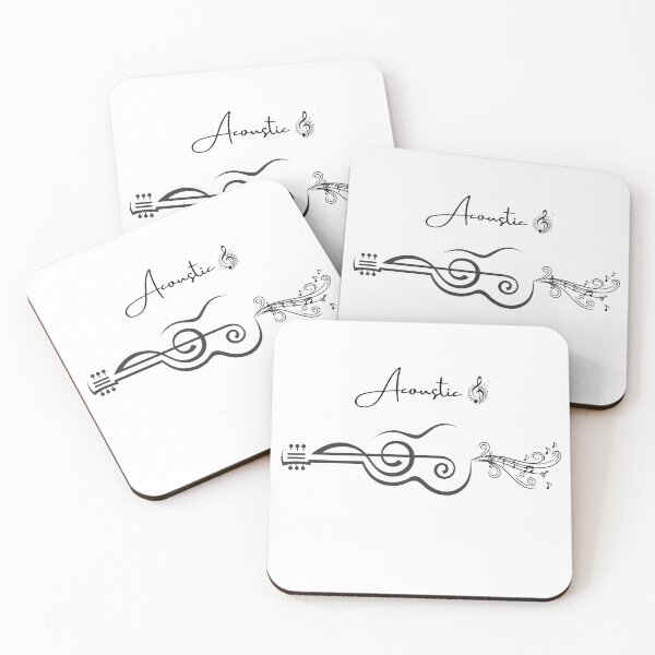 Item preview, Acoustic Guitar Melody Line Art – Minimal Music  designed and sold by BeLookU.