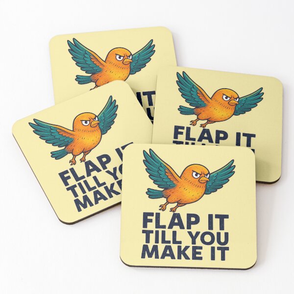 Item preview, Flap It Till You Make It (Colour #2) designed and sold by ChirpInc.