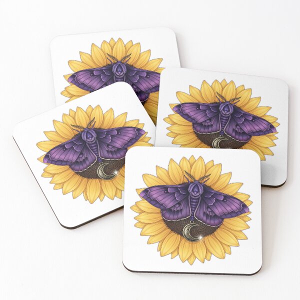 Item preview, Velvet Moth Sunflower Charm designed and sold by pumsquare.