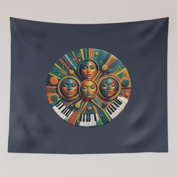 Item preview, Afro Piano Soul Symphony Mandala designed and sold by Indoni.