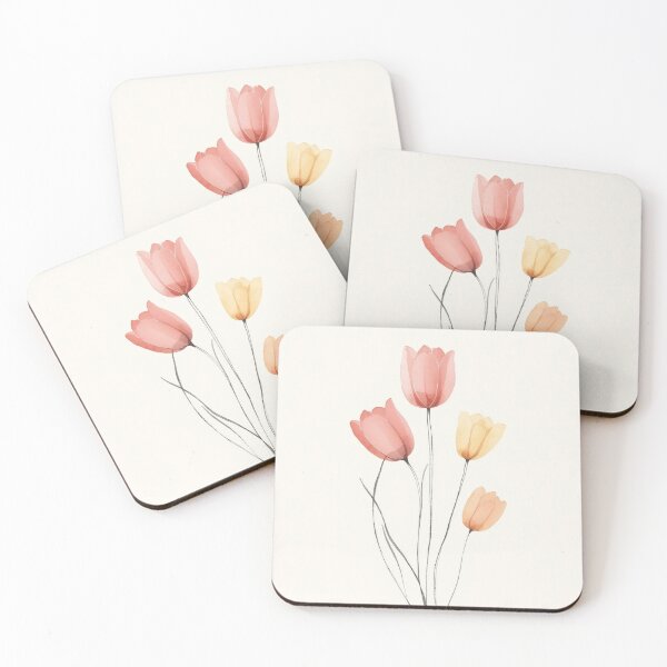 Item preview, Tulip Spring Garden | Soft Floral Minimalism | Botanical Aesthetic Design   designed and sold by YvkafromPoland.