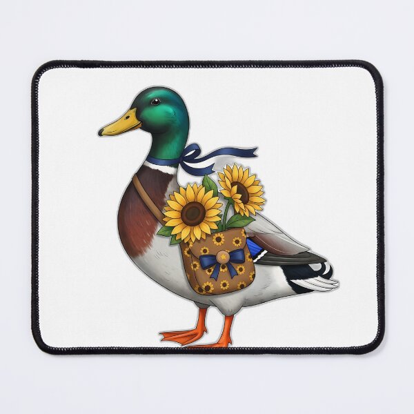 Item preview, Mallard Sunflower Satchel designed and sold by pumsquare.