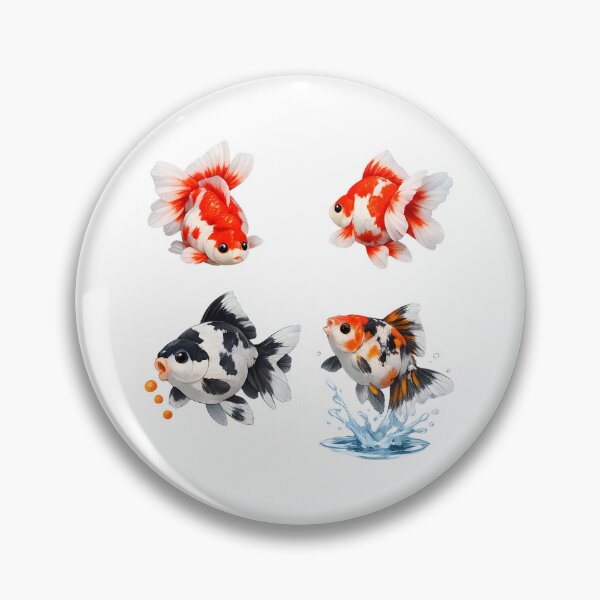Item preview, Black White Fancy Goldfish designed and sold by JessArty ⭐⭐⭐⭐⭐.