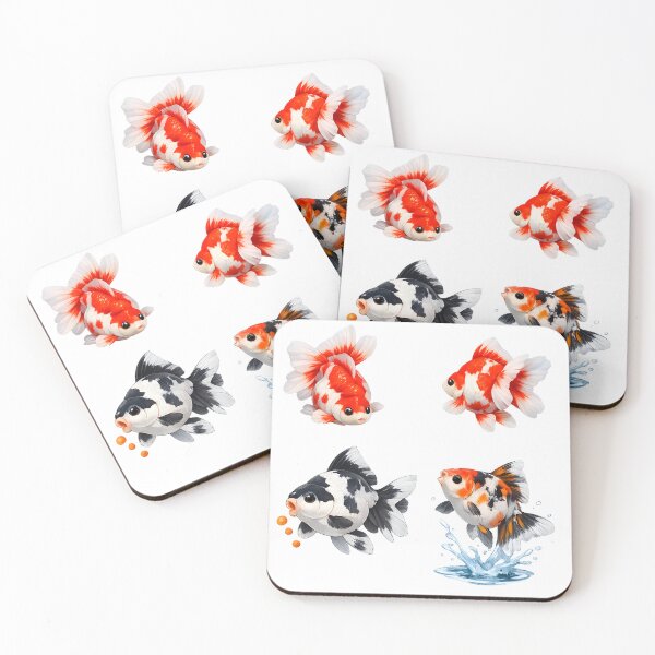 Item preview, Black White Fancy Goldfish designed and sold by JessArty ⭐⭐⭐⭐⭐.