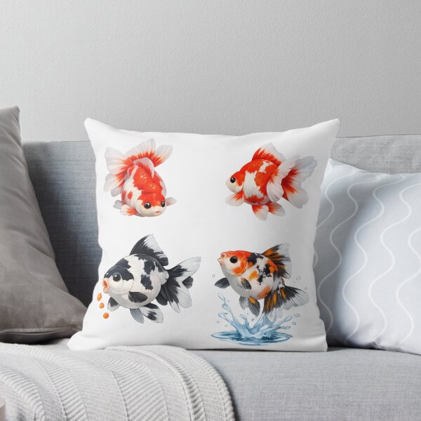 Item preview, Black White Fancy Goldfish designed and sold by JessArty ⭐⭐⭐⭐⭐.
