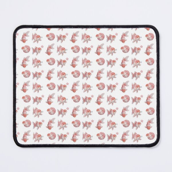 Item preview, Goldfish White Pink Cute Fish Art Set designed and sold by JessArty ⭐⭐⭐⭐⭐.