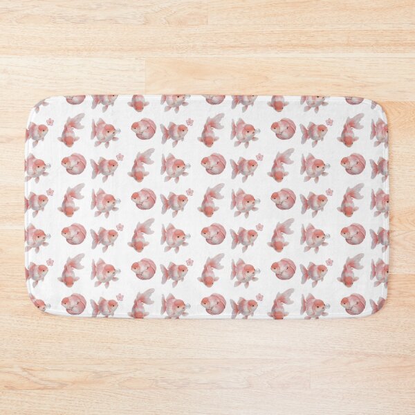Item preview, Goldfish White Pink Cute Fish Art Set designed and sold by JessArty ⭐⭐⭐⭐⭐.