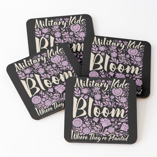 Item preview, Military Kid Dandelion Bloom Where They're Planted Purple Up designed and sold by schoolofbullies.
